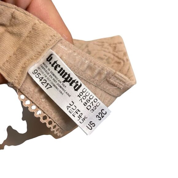 B. Tempt’d by Wacoal Modern Method Strapless Bra beige size 32C - Picture 5 of 7